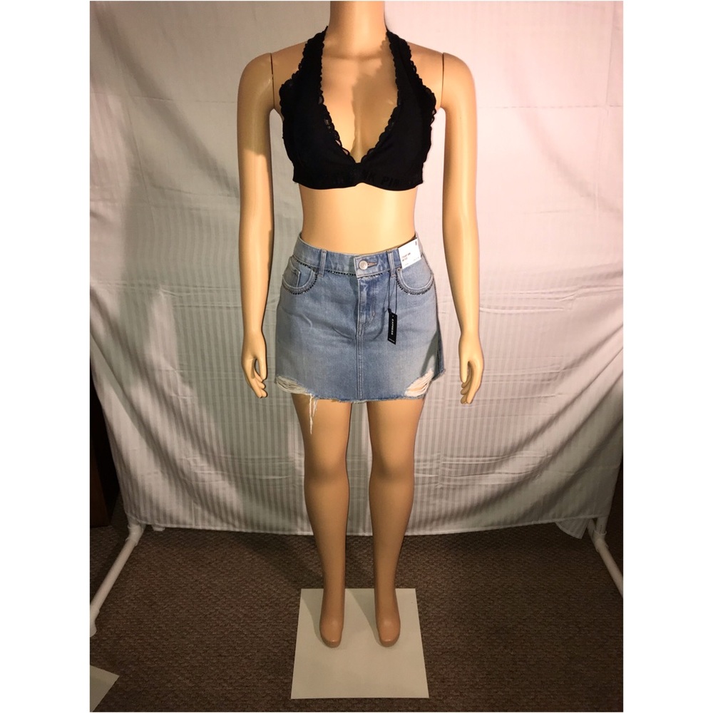 💫EXPRESS Rhinestone Denim Skirt